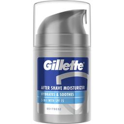 Бальзам після гоління Gillette Hydrates&Soothes 3 в 1 з SPF 15, 50 мл