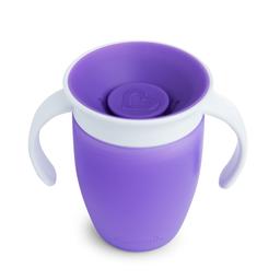 Чашка непроливна Munchkin Miracle 360 з ручками, 207 мл, фіолетовий (01209401.05)