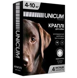 Капли Unicum Рremium от блох и клещей для собак, 4-10 кг (UN-007)