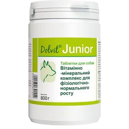 Витаминно-минеральная добавка для щенков Dolfos Dolvit Junior, для развития мышечной массы, 520 таблеток, 800 г