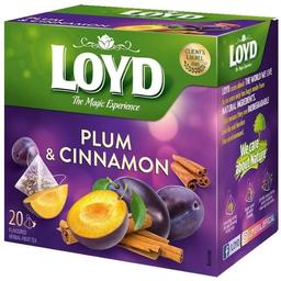 Чай фруктовий Loyd Plum&Cinnamon, Слива та кориця, в пірамідках, 40 г