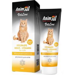 Фитопаста AnimAll VetLine Multivitamin для котов, 100 г (150568)