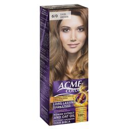 Крем-краска для волос Acme Color EXP, оттенок 6/0 (Темно-русый), 115 мл