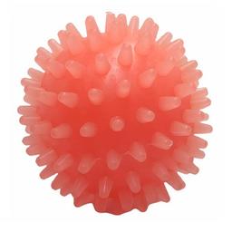 Игрушка для собак Fox Мяч с шипами, с ароматом ванили, 7,5 см, оранжевая
