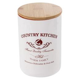 Банка для сыпучих продуктов Lefard Country Kitchen, 1000 мл, коричневый (940-298)