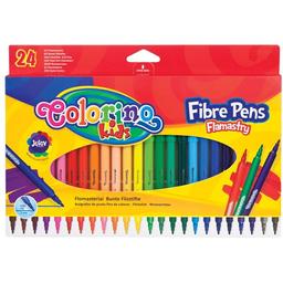 Фломастери Colorino Fibre Pens, 24 кольори (14625PTR/1)