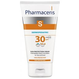 Крем для защиты от солнца Pharmaceris S Sun Protect для кожи лица и тела новорожденных и детей, SPF30, 125 мл (E1497)