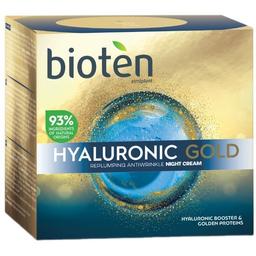 Ночной крем для лица Bioten Hyaluronic Gold Replumping Antiwrinkle Night Cream против морщин 50 мл