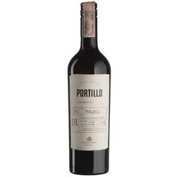 Вино Portillo Malbec, красное, сухое, 13,5%, 0,75 л (3580)