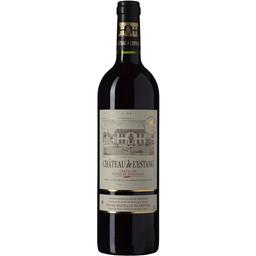 Вино Chateau de L'Estang AOP Castillon Cotes de Bordeaux 2018, червоне, сухе, 0,75 л