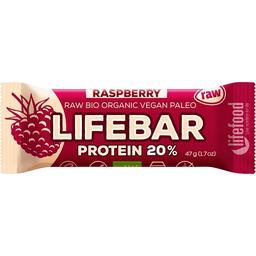 Батончик Lifefood Lifebar Малина протеиновый органический 47 г