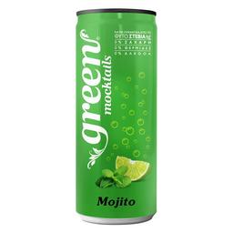 Напиток Green Mocktails Mojito безалкогольный 330 мл (896126)