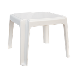 Стол для шезлонга Irak Plastik, 45х45 см, белый (HS300)