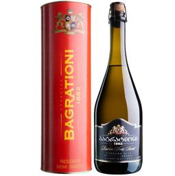 Вино ігристе Bagrationi Reserve Semi-Sweet, 12%, 0,75 л (AU3P021)
