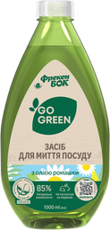 Засіб для миття посуду Фрекен Бок Go Green, з олією Ромашки, 1 л