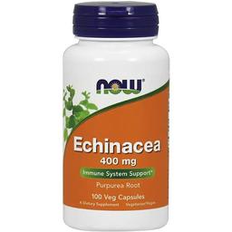 Ехінацея Now Foods Echinacea 400 мг 100 вегетаріанських капсул