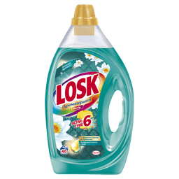 Гель для прання Losk Color Ароматерапія з ефірними оліями та ароматом Балійського лотоса та лілії, 2 л (793881)