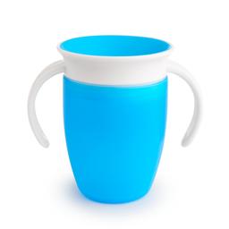 Чашка-непроливайка Munchkin Miracle 360, с ручками, 207 мл, голубой (012271)
