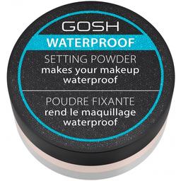 Пудра для обличчя фіксуюча Gosh Waterproof Setting Powder водостійка, тон 01 (Transparent), 7 г