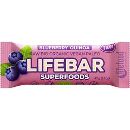 Батончик Lifefood Lifebar Superfoods черника-киноа органический 47 г