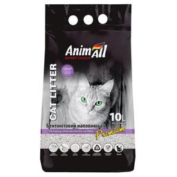 Бентонитовый наполнитель для кошачьего туалета AnimAll, с ароматом лаванды, 10 л, белый (144570)