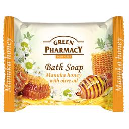 Мыло Зеленая Аптека Bath soap Manuka honey with olive oil, 100 г