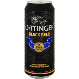 Пиво Oettinger Schwarz темное 4.9% ж/б 0.5 л (910703)