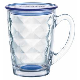 Чашка з кришкою Luminarc New Morning Diamond Blue, 320 мл (6596231)