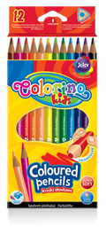 Олівці кольорові Colorino, 12 кольорів, 12 шт. (51798PTR)