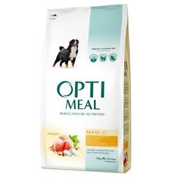 Сухой корм для взрослых собак крупных пород Optimeal, курица, 12 кг (B1740601)