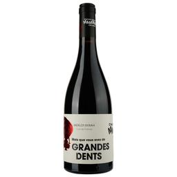 Вино Mais Que Vous Avez De Grandes Dents Merlot Syrah Rouge IGP Pays D'Oc, червоне, сухе, 0,75 л