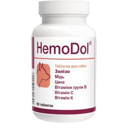 Вітамінно-мінеральна добавка Dolfos HemoDol при анемії, 90 таблеток