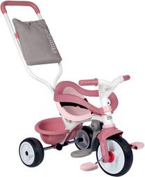Триколісний велосипед 3 в 1 Smoby Toys Бі Муві Комфорт, рожевий (740415)