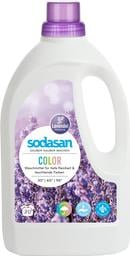 Органічний рідкий засіб Sodasan Color Lavender для прання кольорових і чорних речей, 1,5 л