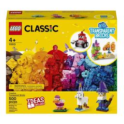 Конструктор LEGO Classic Прозрачные кубики, 500 деталей (11013)
