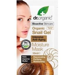 Антивікова зволожуюча маска для обличчя з равликом Dr. Organic Bioactive Skincare Snail Gel Moisture Mask 10 мл