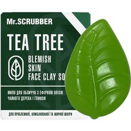 Мыло для лица и тела Mr.Scrubber Blemish Skin Face Clay Soap Tea Tree С маслом чайного дерева, 130 г
