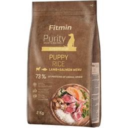 Сухий корм для цуценят Fitmin dog Purity Rice Puppy Lamb&Salmon 2 кг