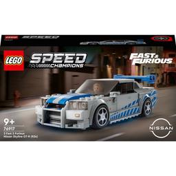 Конструктор LEGO Speed Champions Подвійний форсаж Nissan Skyline GT-R (R34), 319 деталей (76917)