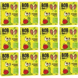 Натуральні цукерки Bob Snail Равлик Боб Яблуко 720 г (12 шт. по 60 г)