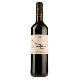 Вино Baron Philippe de Rothschild Merlot, красное, сухое, 14%, 0,75 л