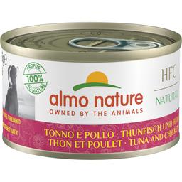Влажный корм для собак Almo Nature HFC Dog Natural тунец и курица, 95 г