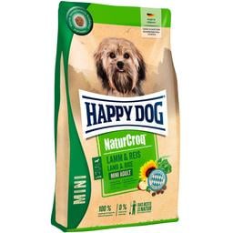 Сухий корм для собак дрібних порід Happy Dog NaturCroq Mini Lamm&Reis, з ягням та рисом, 4 кг