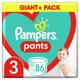 Подгузники-трусики Pampers Pants 3 (6-11 кг), 86 шт.