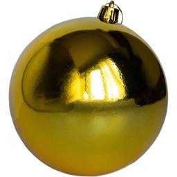 Новорічна іграшка Novogod'ko Куля 10 cм глянцева золота (974042)