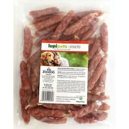 Ласощі для собак LupiPets Ковбаски з качкою та сиром 7 см 500 г
