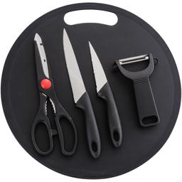 Набор ножів Bravo Chef Набір з дошкою, ножицями та овочечисткою (BC-5108/5)