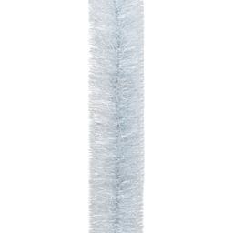 Мішура Novogod'ko 7.5 см 2 м срібло з білими кінчиками (980441)
