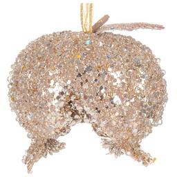 Ялинкова прикраса Lefard Гранат, 11 см, персиковий (66-054)