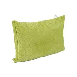 Чехол на подушку Руно Green Banana на молнии, стеганый микрофайбер+велюр, 50х70 см, зеленый (382.55_Green banana)
